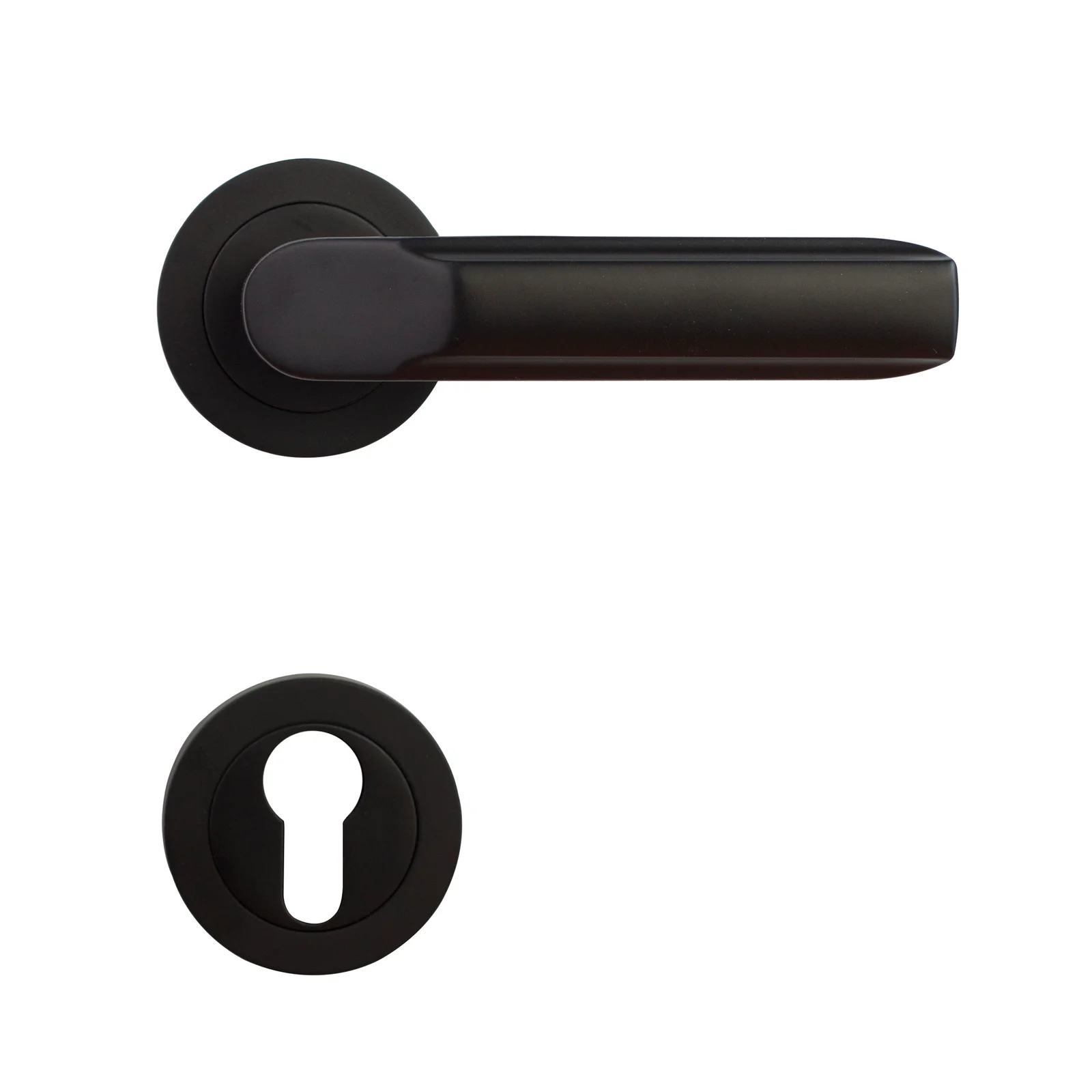 Paloma Handle HRP 5402 Roses Canberra ZZ Matte Black