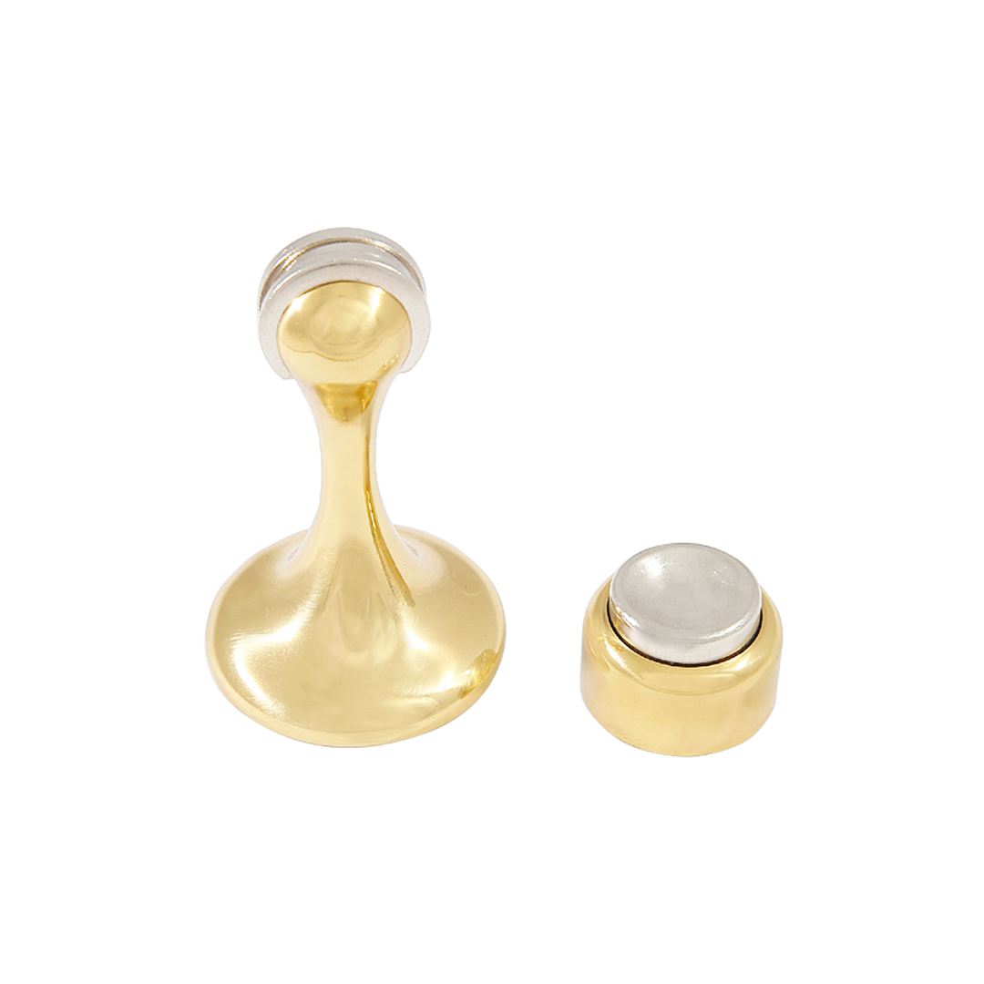 Paloma Door Stop DSP 601 DSP Magnet 003 Polished Brass