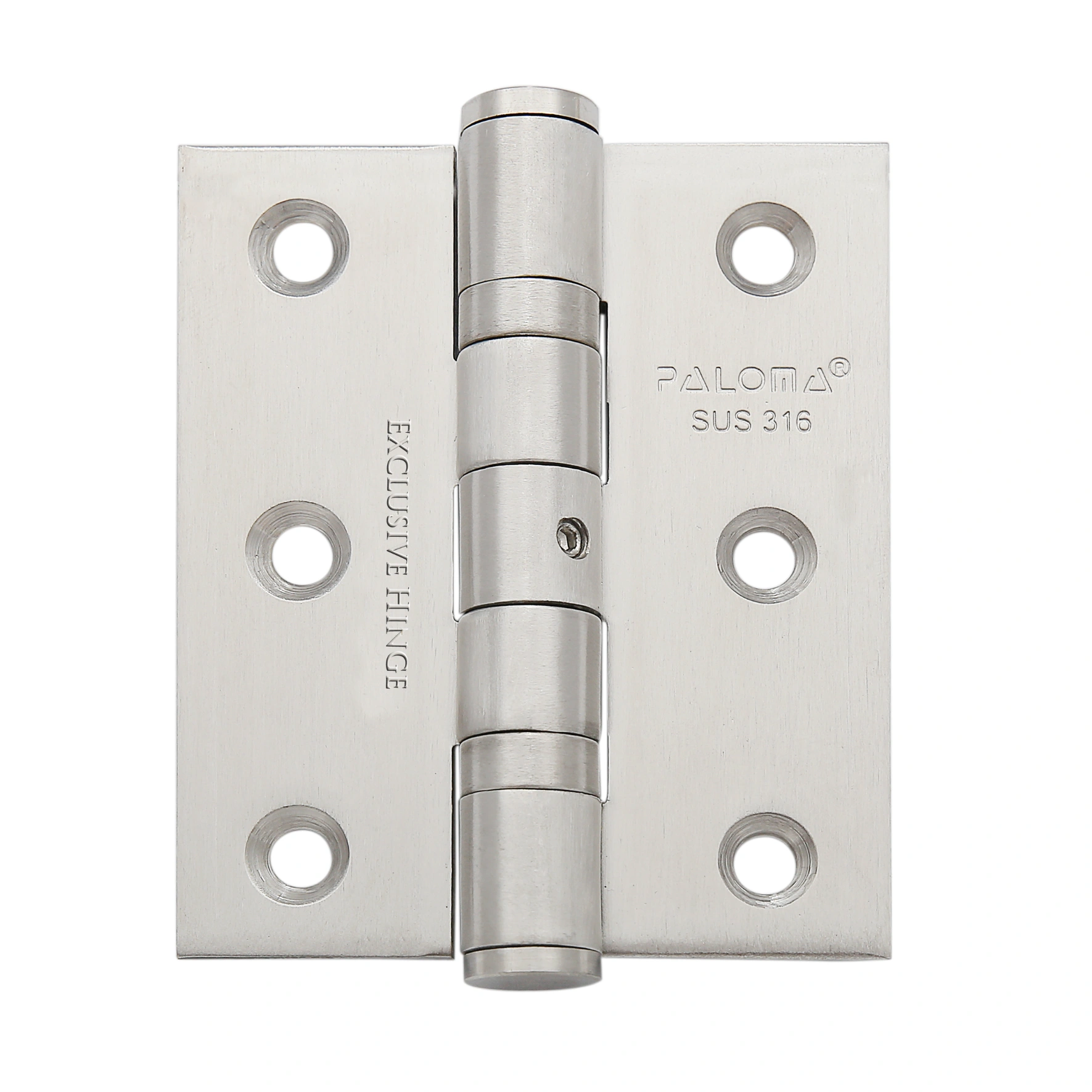 Paloma Engsel Pintu BHP 101 3"X2,5"X2,5 mm Satin Stainless Steel