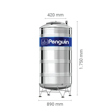 Penguin Tangki Air TBSK 600 Stailess Steel ( 600 LT)