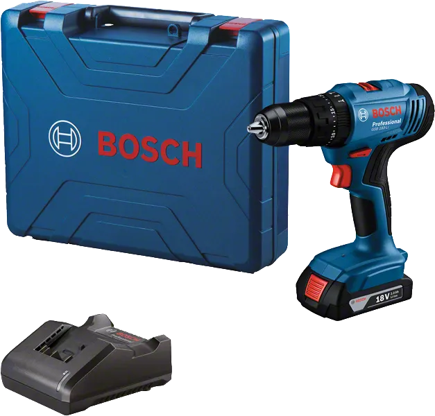 Bosch Bor Listrik Tanpa Kabel 06019K91K1 GSB 183-LI 18V 1x2.0AH